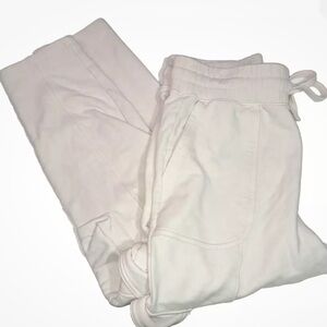 Fabletics Nyla Cargo Pant Pink‎ Frost Jogger Pants Terry Cloth Women Size Medium